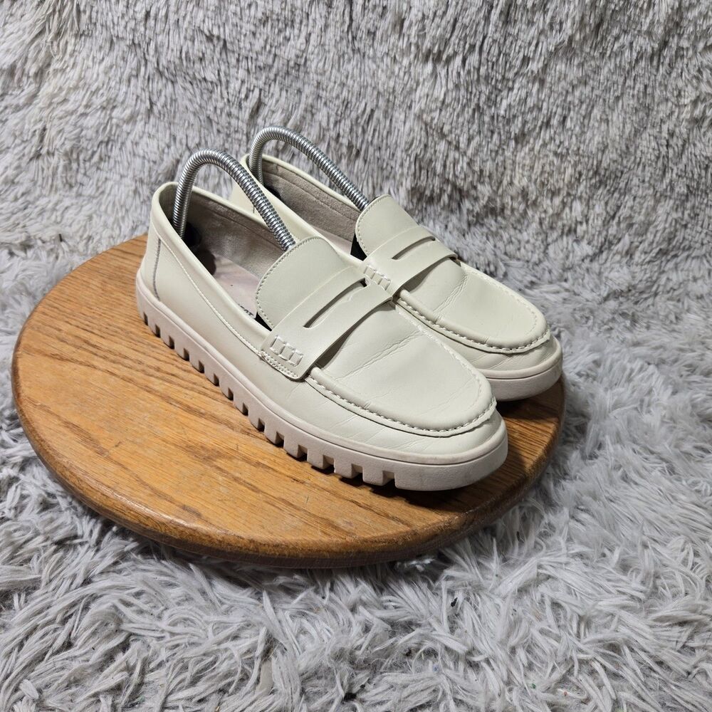 Project Cloud Suede Loafers Women’s Size 10 “filide” Formal Comfort Flat Shoes